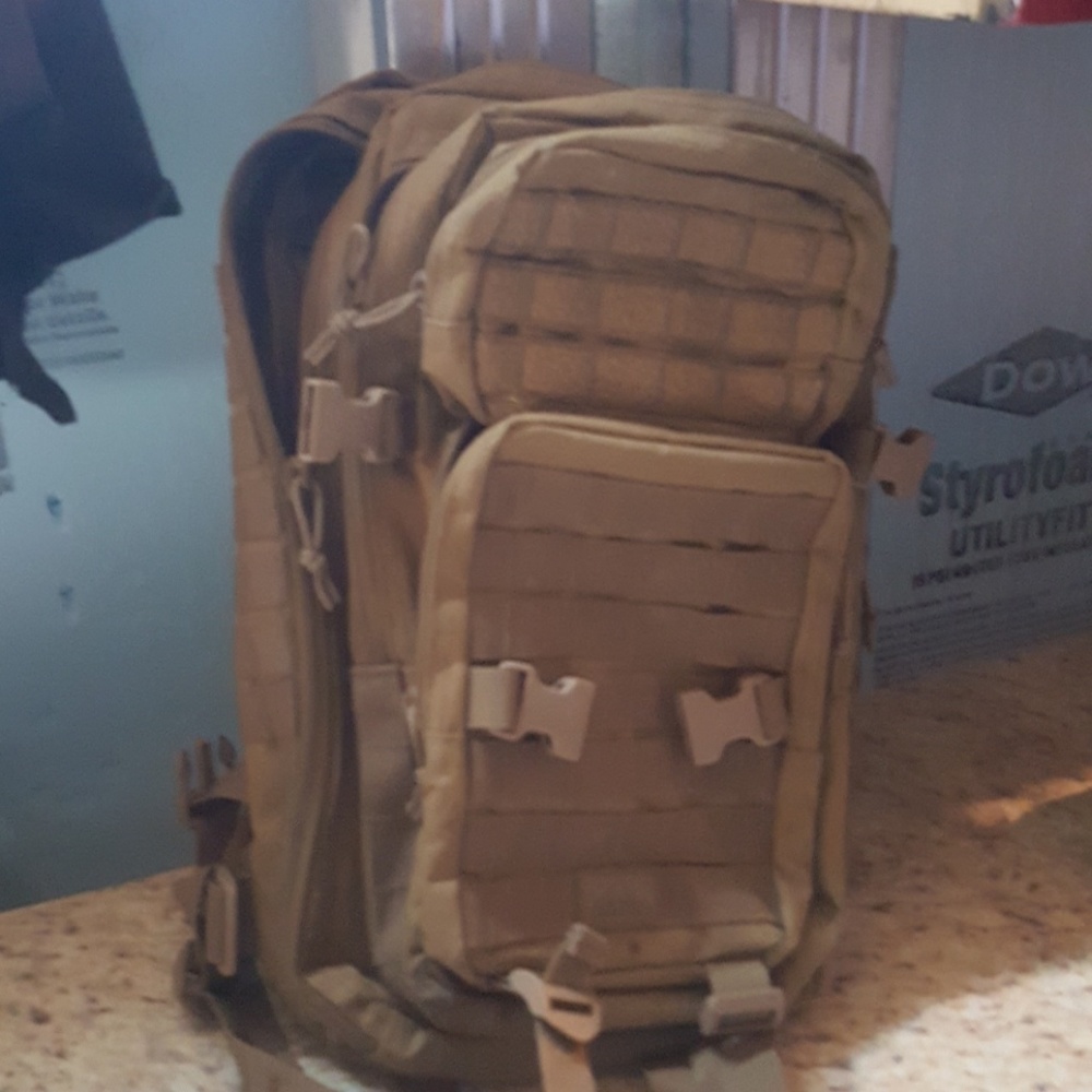A tactical hiking/fishing bag